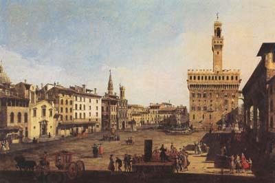 Bernardo Bellotto Piazza della Signoria in Florence (mk08) China oil painting art